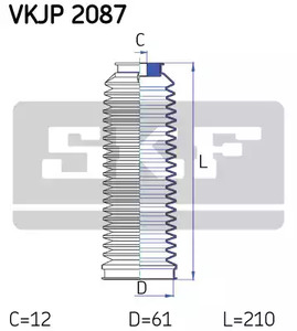 Фото VKJP2087 Комплект пыльника SKF {forloop.counter}}